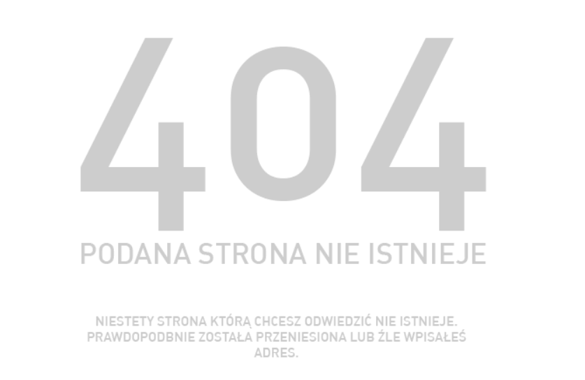 blad 404 - Błąd 404